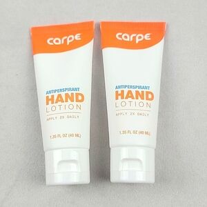 NWT Carpe hand lotion 2 pack